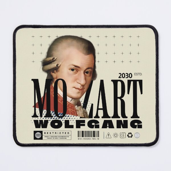 Item preview, Wolfgang Amadeus Mozart Musician for Classic Music Lovers designed and sold by Mariana Piana.