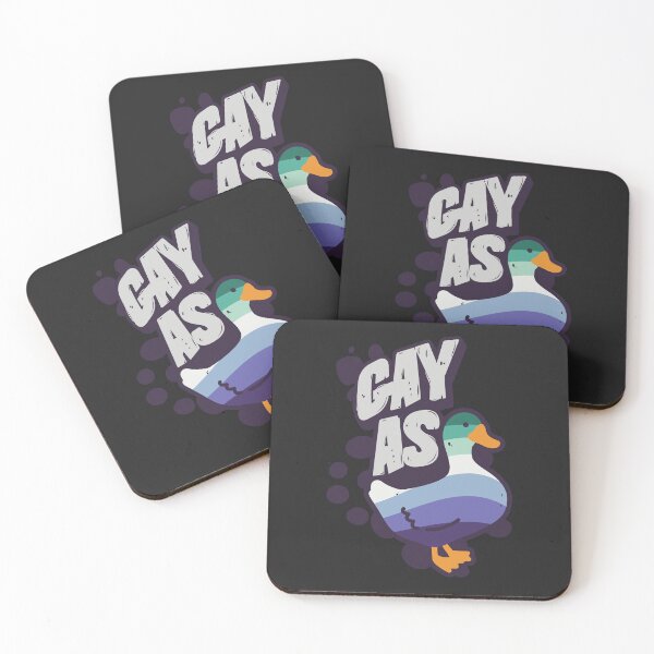 Artikelvorschau, Schwuler Mann Schwul als Ente LGBT Pride Flagge entworfen und verkauft von Clara Hollins.