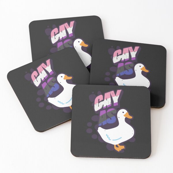 Item preview, Genderfluid Gay as Duck LGBT Pride Flag designed and sold by Clara Hollins.