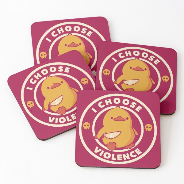 Item preview, I Choose Violence Funny Duck Viva Magenta by Tobe Fonseca designed and sold by Tobe Fonseca®.