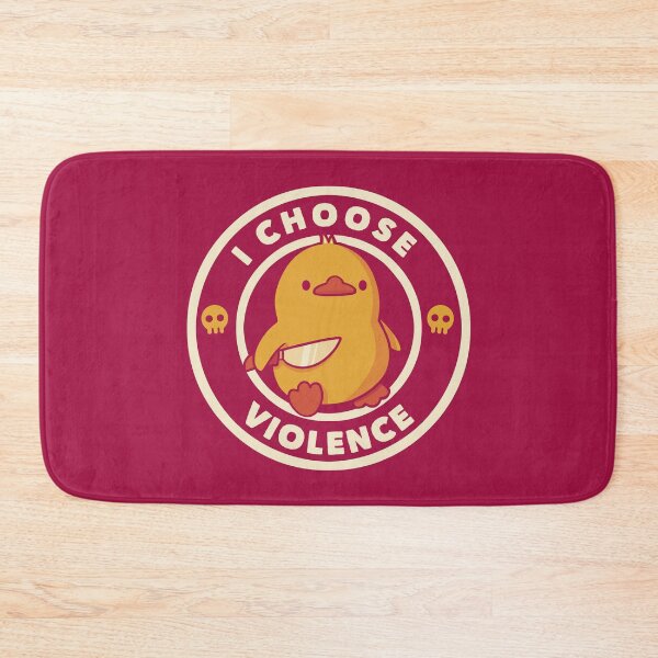 Item preview, I Choose Violence Funny Duck Viva Magenta by Tobe Fonseca designed and sold by Tobe Fonseca®.