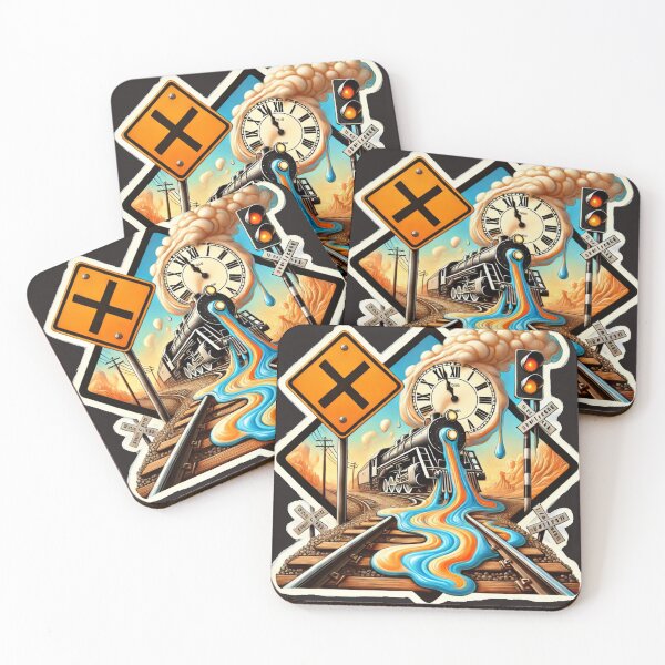 Item preview, "Surreal Time Train Journey" designed and sold by Wiredart.