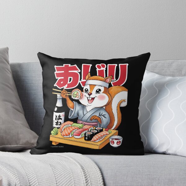 Item preview, Squirrel Japanese Sushi Chef Kawaii Ramen Anime designed and sold by rafaeltto.