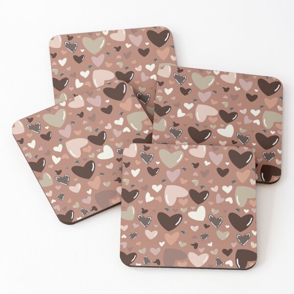 Item preview, Chocolate Hearts Pattern 1 designed and sold by jshuphotography.