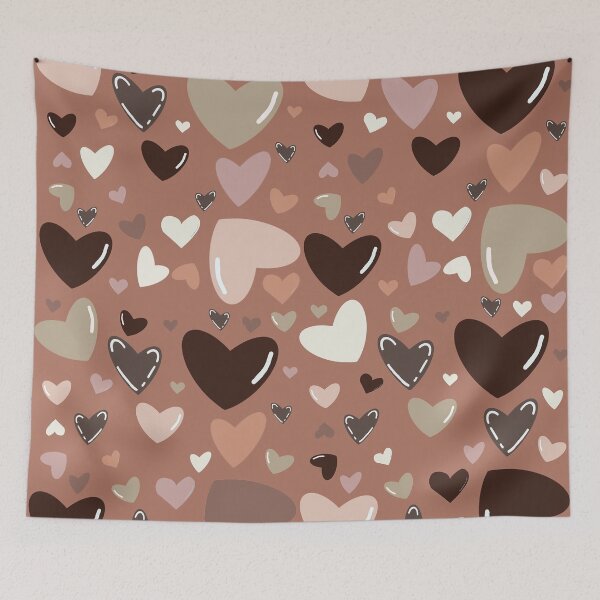 Item preview, Chocolate Hearts Pattern 1 designed and sold by jshuphotography.