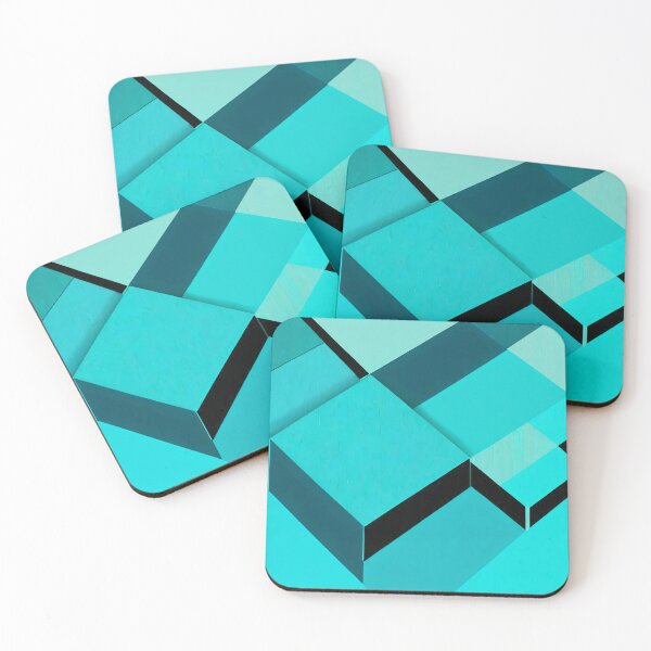 Item preview, Blue and Cyan Patterns designed and sold by LKozerski.