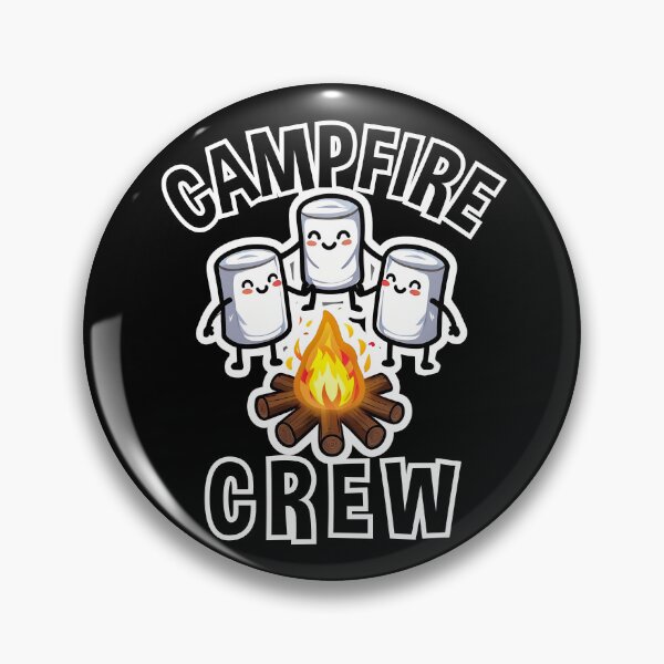 Item preview, Cute Campfire Crew Marshmallow Friends designed and sold by JerdbordinShop.
