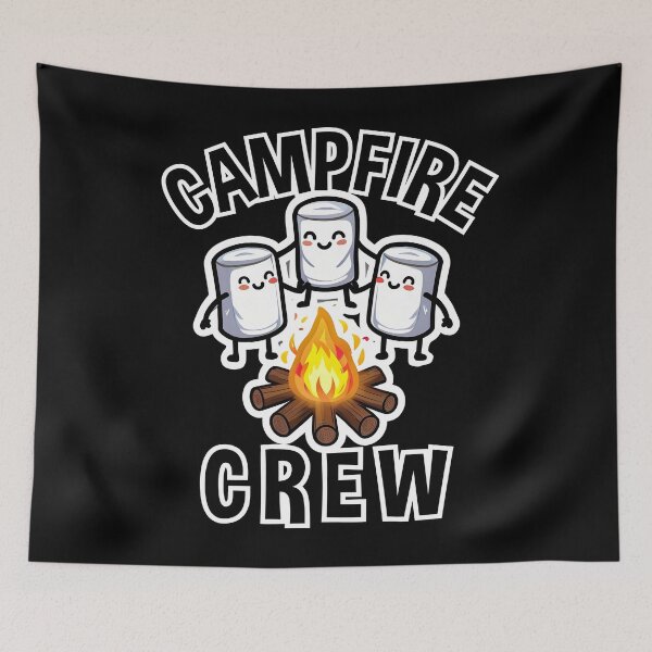 Item preview, Cute Campfire Crew Marshmallow Friends designed and sold by JerdbordinShop.