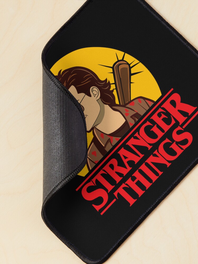 Thumbnail 2 of 5, Mouse Pad, Stranger Things Steve harrington designed and sold by timegraf.