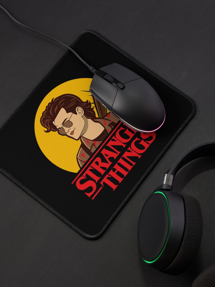 Thumbnail 4 of 5, Mouse Pad, Stranger Things Steve harrington designed and sold by timegraf.