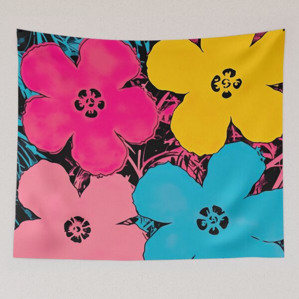 Item preview, Vibrant Pop Art Flowers - Retro Floral Artwork designed and sold by ashrafzain.