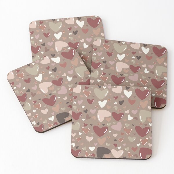 Item preview, Chocolate Hearts Pattern 3 designed and sold by jshuphotography.