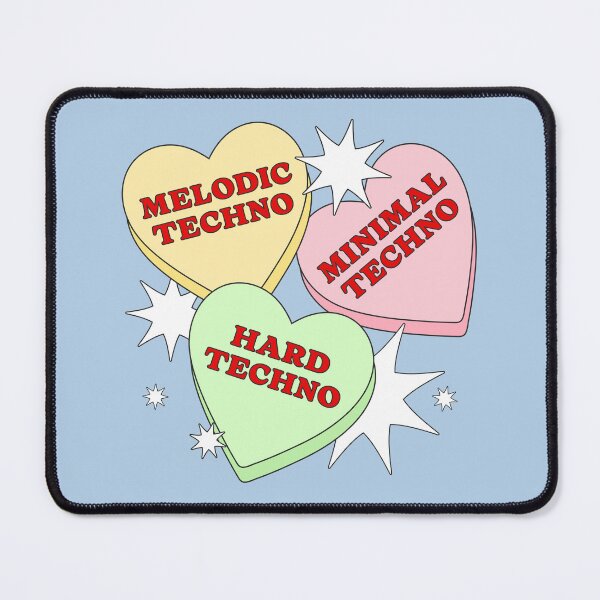 Item preview, Techno Music Lover - Valentines Day Candy Hearts designed and sold by Urban-Alien.