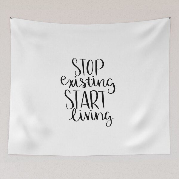 Item preview, STOP existing START living designed and sold by DamonWurx.
