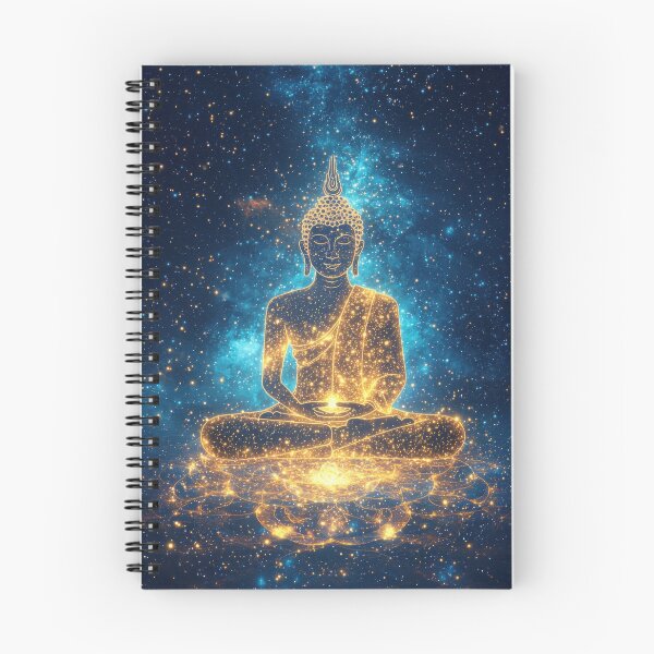 Item preview, Cosmic Buddha in Shimmering Stardust Meditation: Spiritual Awakening Amidst a Galactic Starry Sky	 designed and sold by ThaiArtShop.