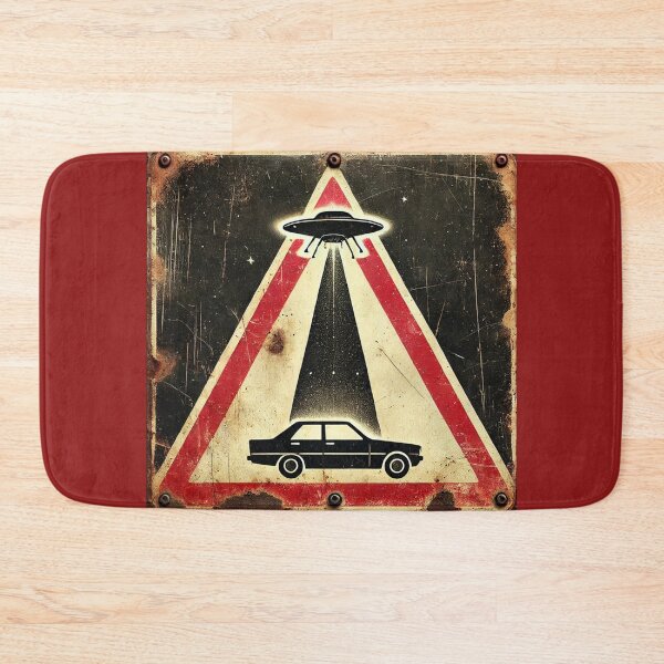 Item preview,  "UFO Abduction Warning Sign" designed and sold by Wiredart.