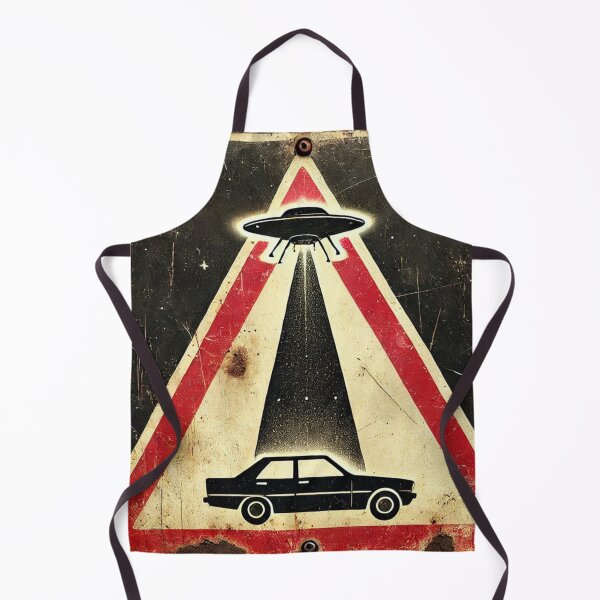 Item preview, "UFO Abduction Warning Sign" designed and sold by Wiredart.