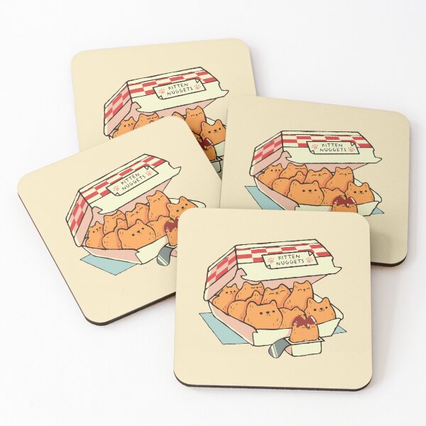 Item preview, Small Kitten Nuggets Fast Food Cat by Tobe Fonseca BEIGE designed and sold by Tobe Fonseca®.