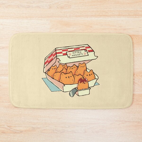 Item preview, Small Kitten Nuggets Gato de comida rápida de Tobe Fonseca BEIGE designed and sold by Tobe Fonseca®.