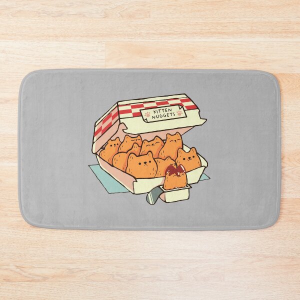 Item preview, Pegatinas de Nuggets de gatito Comida rápida para gatos de Tobe Fonseca designed and sold by Tobe Fonseca®.