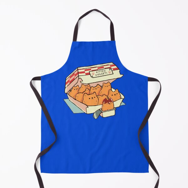 Item preview, Small Kitten Nuggets Fast Food Cat by Tobe Fonseca Blue designed and sold by Tobe Fonseca®.