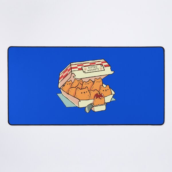 Item preview, Small Kitten Nuggets Fast Food Cat by Tobe Fonseca Blue designed and sold by Tobe Fonseca®.