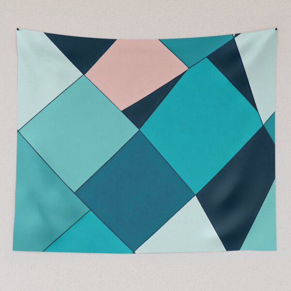 Item preview, Blue and Cyan Chaos Patterns designed and sold by LKozerski.