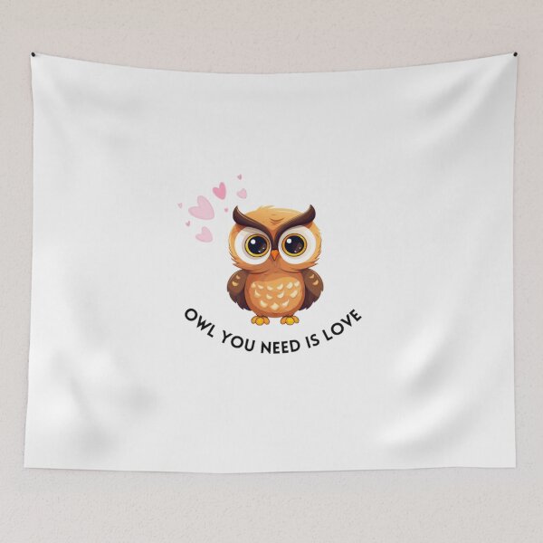Item preview, Owl you need is love designed and sold by TheCozyOwlery.