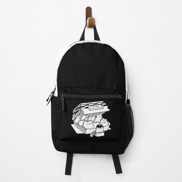 Item preview, Kitten Nuggets Fast Food Cat Black and White by Tobe Fonseca designed and sold by Tobe Fonseca®.
