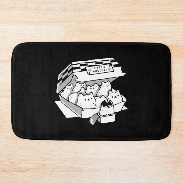 Item preview, Kitten Nuggets Comida Rápida Gato Blanco y Negro de Tobe Fonseca designed and sold by Tobe Fonseca®.