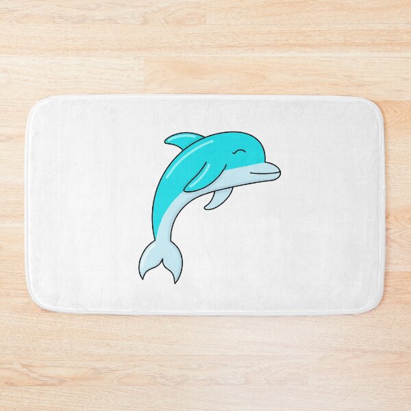 Item preview, Happy Blue Dolphin designed and sold by honeybutterfly.