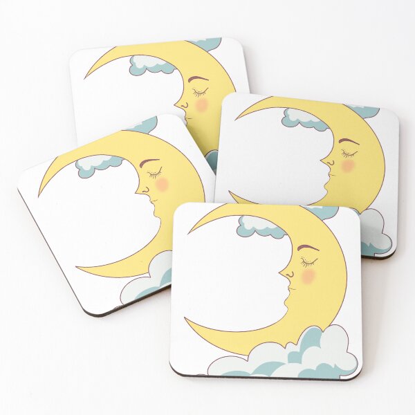 Item preview, Sleeping moon in the clouds  designed and sold by IreneRuya.