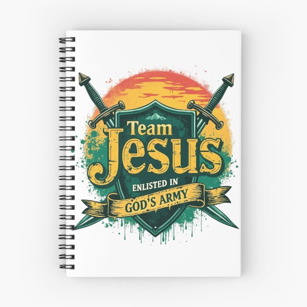 Item preview, TEAM JESUS, ENLISTED IN GOD'S ARMY designed and sold by Faithloveshop.