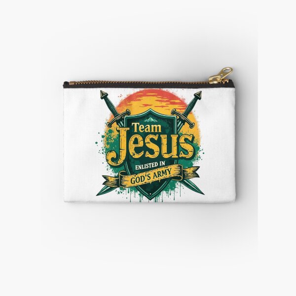 Item preview, TEAM JESUS, ENLISTED IN GOD'S ARMY designed and sold by Faithloveshop.