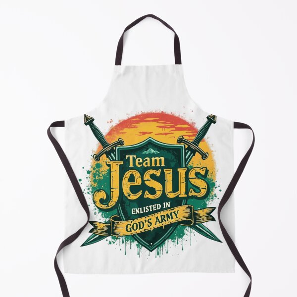 Item preview, TEAM JESUS, ENLISTED IN GOD'S ARMY designed and sold by Faithloveshop.