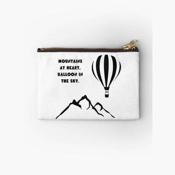 Item preview, Mountain heart balloon the sky designed and sold by RetroNibylander.