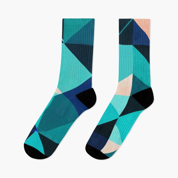 Item preview, Cyan and Blue Rhombuses Patterns designed and sold by LKozerski.