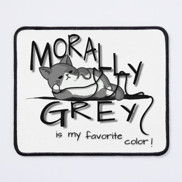 Item preview, MORALLY GREY KITTY designed and sold by HomeUGo.