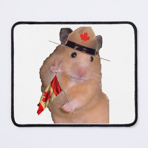 Item preview, Hamster love and peace, meme, Canada designed and sold by Martinez-TS.