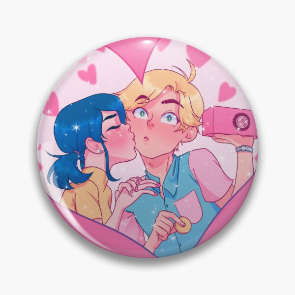 Item preview, heartshaped macaron cheek kiss designed and sold by queenlypirate.