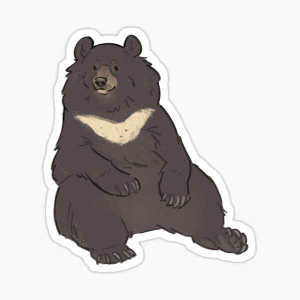 Moon Bear Sticker