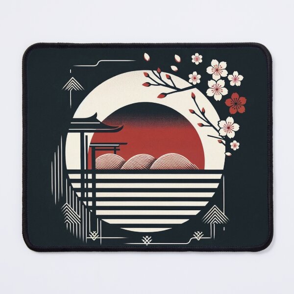 Item preview, Japan with sakura designed and sold by saqui-com.