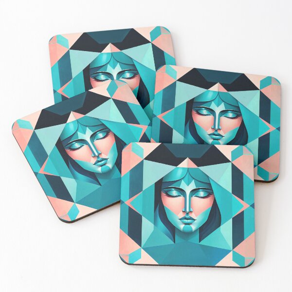 Item preview, Victorian Cyan and Blue Patterns designed and sold by LKozerski.