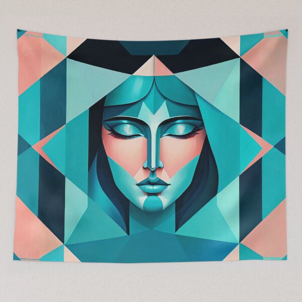 Item preview, Victorian Cyan and Blue Patterns designed and sold by LKozerski.