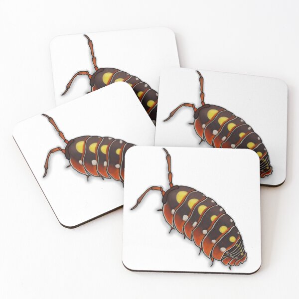 Item preview, Clown Isopod (Armadillidium klugii 'Montenegro') designed and sold by panickyOpossum.