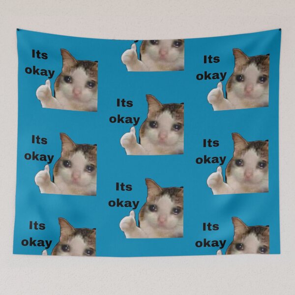 Item preview, Crying cat meme, crying cat, meme, cats, cats designed and sold by Martinez-TS.