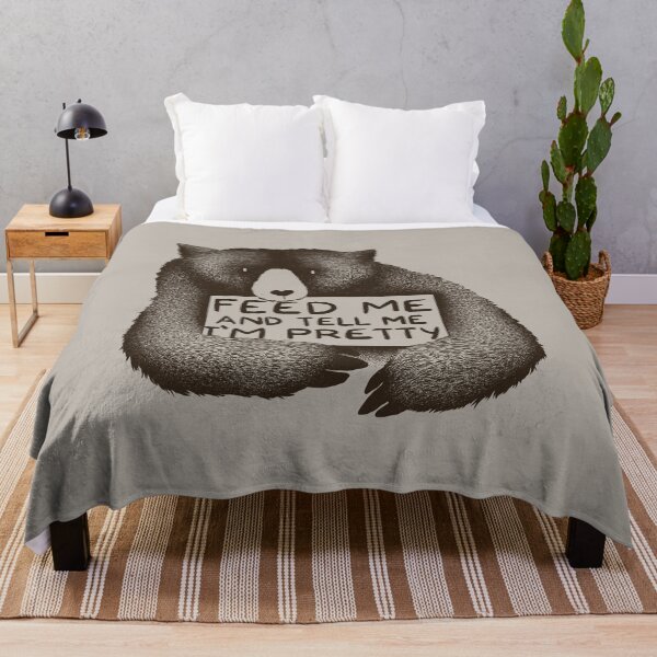 Item preview, Feed Me and Tell Me I'm Pretty Bear designed and sold by Tobe Fonseca®.