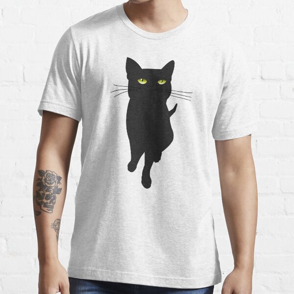 "Black cat" Tshirt for Sale by fourretout Redbubble black cat t