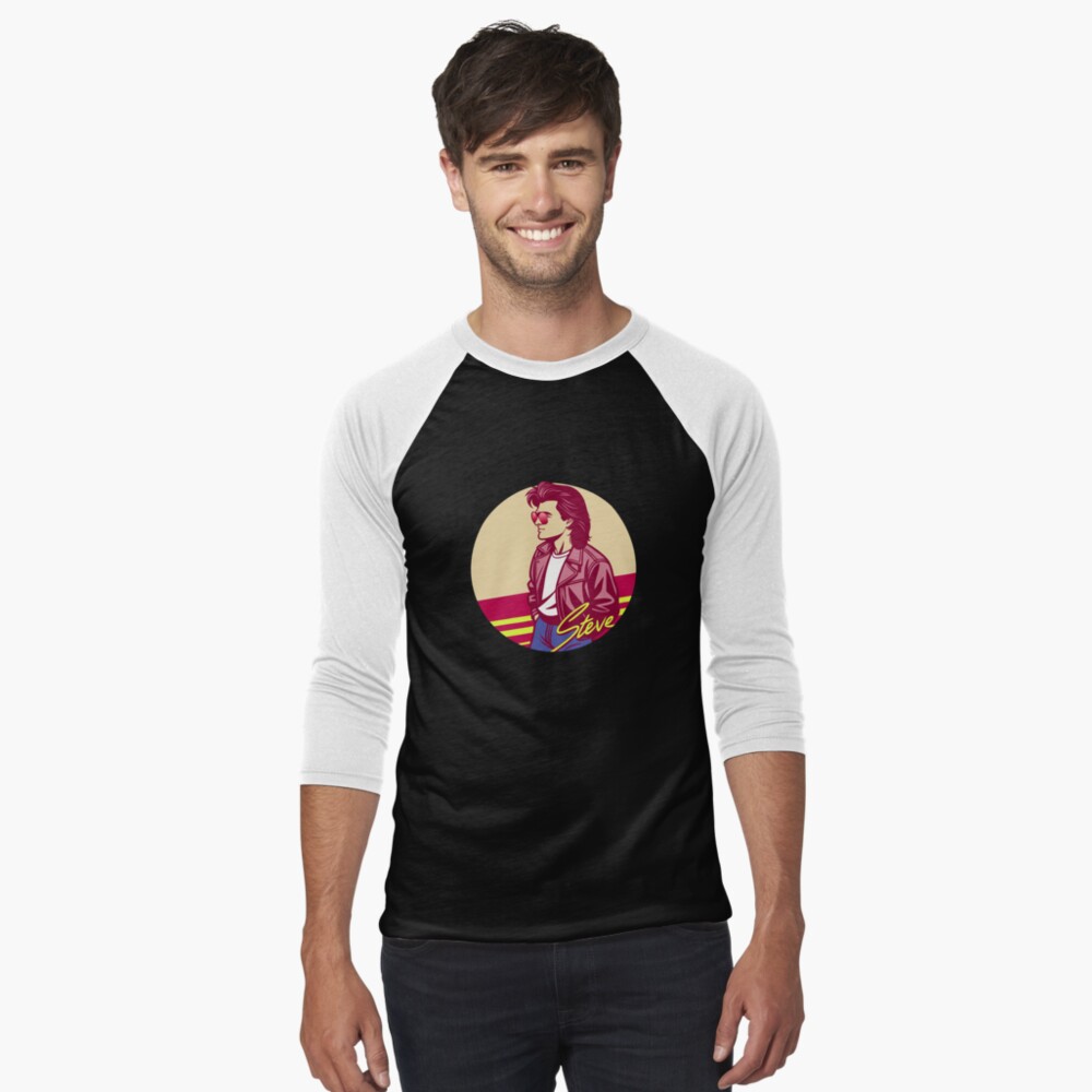 Item preview, Baseball ¾ Sleeve T-Shirt designed and sold by timegraf.