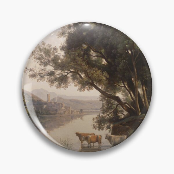 Aperçu de l'œuvre Paysage italien (Site d'Italie, Soleil Levant) créée et vendue par LegacyPressCo.